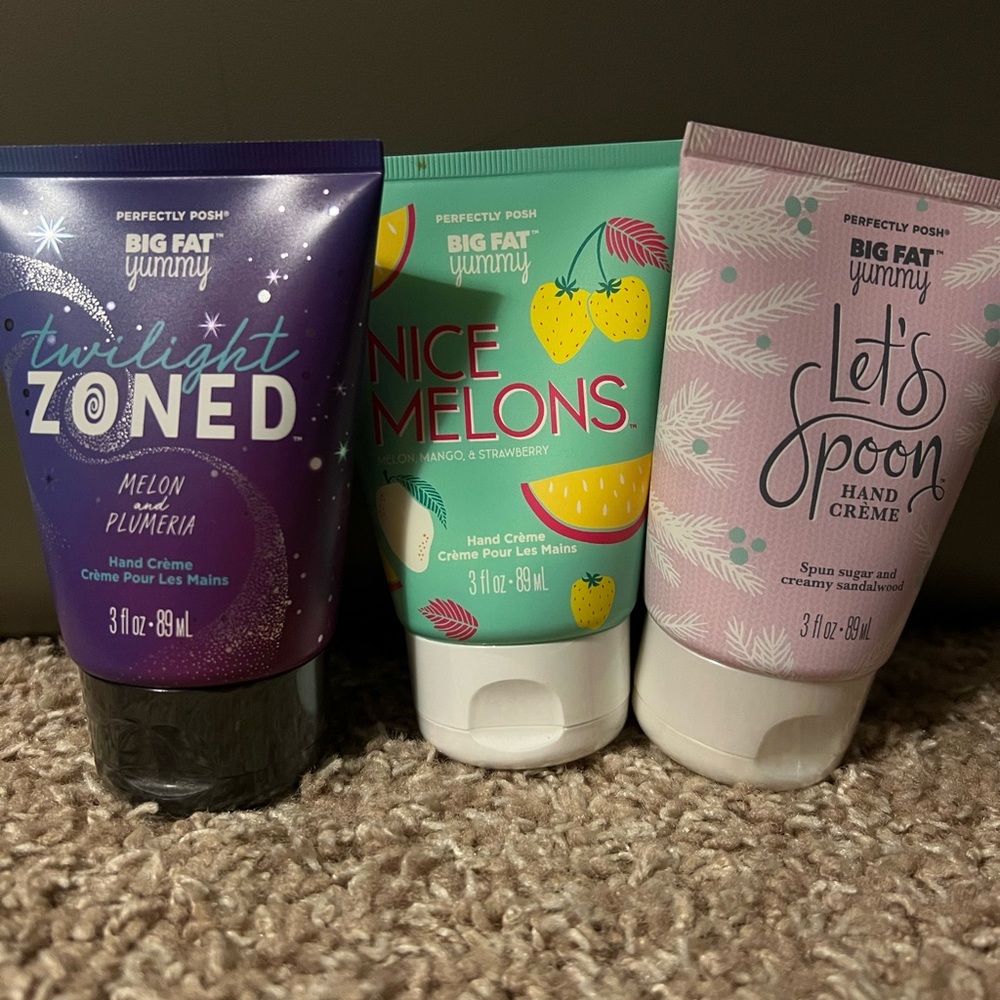 Perfectly Posh hand cream set of 3